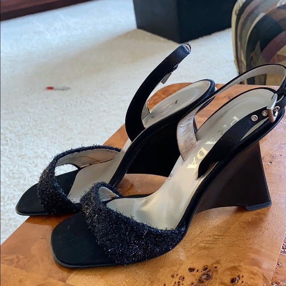 PRADA geometric evening sandals 37 - Picture 5 of 11